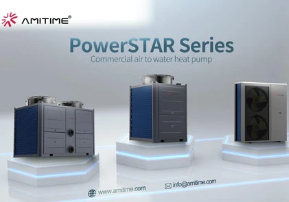 AMITIME kommersiële hittepomp: 'n Een-stop-oplossing vir verhitting, koeling en warm waterbehoeftes